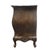 Collezione Europa Walnut French Provincial Louis XV Rococo Style 46" Two Drawer Bombe Chest W. Granite Top For Sale - Image 10 of 12