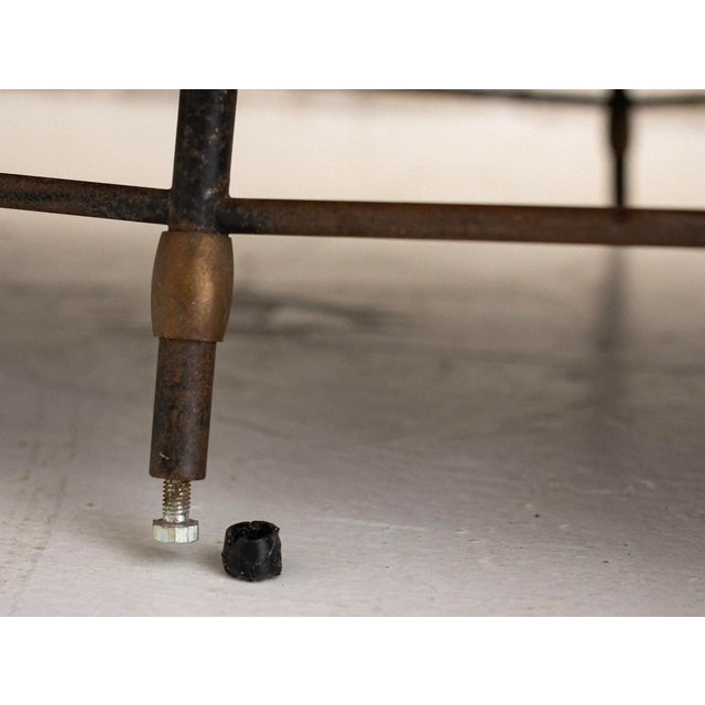 Mid Century Gothic Style French Chaise Sofa For Sale - Image 12 of 13