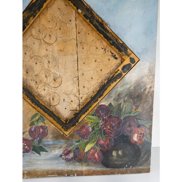 Early 20th Century Shabby Chic Decorative Mirror Frame With Swallows For Sale - Image 4 of 11