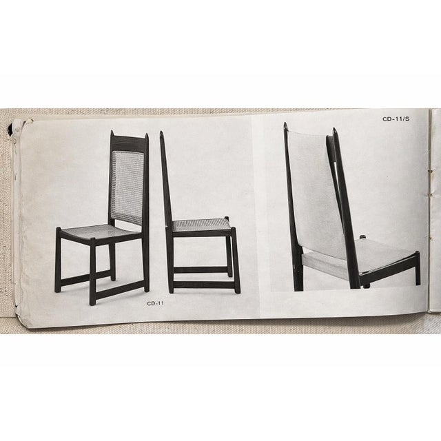 Set of 12 Brazilian Modern Dining Chairs in Rosewood & Caning by Fatima, 1960s Lot 606A For Sale - Image 15 of 16