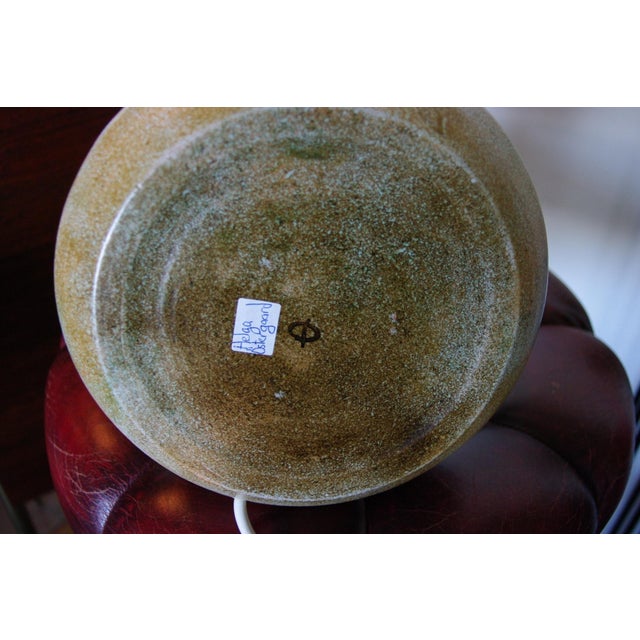 Ceramic Vintage Ceramic Table Lamp by Helga Ostergaard, 1970 For Sale - Image 7 of 9