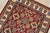 Kazak Runner 2'8'' X 9'8'' Red Wool Tribal Geometric Hand-Knotted Oriental Rug For Sale In Philadelphia - Image 6 of 12