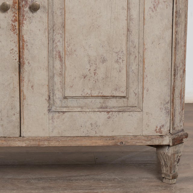 Early 19th Century Swedish Gray Small Sideboard Cabinet For Sale - Image 13 of 14