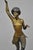 Vintage Reproduction French Art Deco Style Bronze Flapper Dancer Figure Statue For Sale - Image 10 of 17
