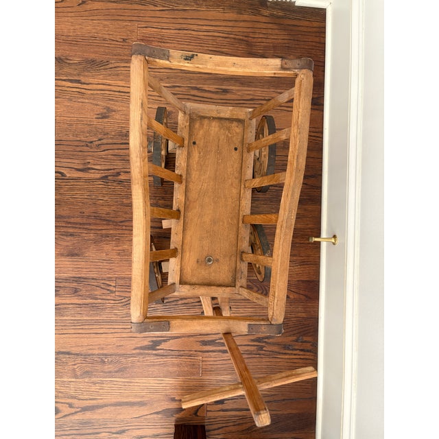 Antique Pine Wooden Cart For Sale In Tampa - Image 6 of 7
