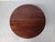 Danish Circular Handcrafted Foldable Mahogany Coffee Table, 1960s For Sale - Image 6 of 11
