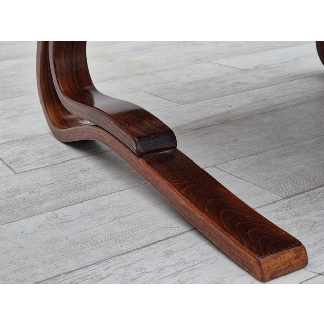 Vintage Scandinavian Lounge Chair in Leather, 1970s For Sale - Image 4 of 18