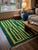 2020s Geometric Green Berber Wool Rug - 9.6 X 8.3 Ft For Sale - Image 5 of 8