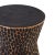 Contemporary Hand Chiseled Black Accent or Side Table For Sale - Image 4 of 5
