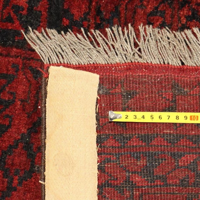 Textile Vintage Bokara Rug, Afghanistan For Sale - Image 7 of 8
