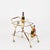 Brass and Walnut Bar Cart by Cesare Lacca, Italy, 1950s For Sale - Image 11 of 14
