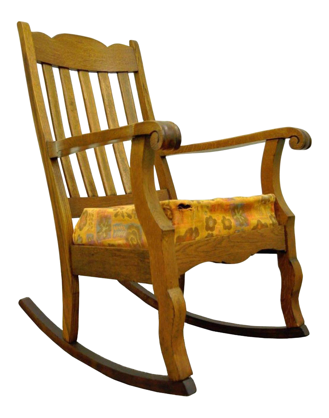 oak glider chair