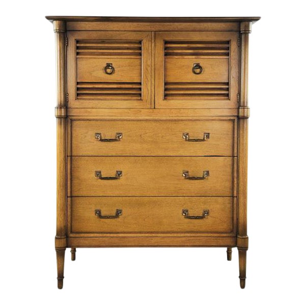 Blonde Drexel Sirocco Bedroom Highboy Dresser Chairish