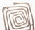 Mid-Century Modern Ed Wiener Geometric Spiral Sterling Silver Brooch For Sale - Image 3 of 11