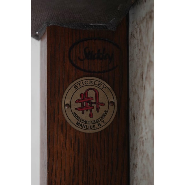 Stickley Mission Oak Eastwood Chair & Ottoman For Sale - Image 10 of 18