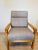 Vintage Oak Lounge Armchair, West Europe, 1970s For Sale - Image 14 of 15