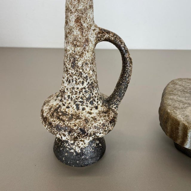 Ceramic Studio Pottery Vases from Piet Vest Ceramics, Netherlands, 1970s, Set of 2 For Sale - Image 6 of 18