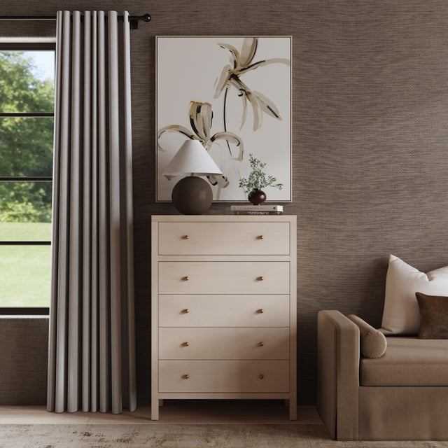 Elevate your space with the timeless charm and functional elegance of the Butler Specialty Company Nora 5 Drawer Tall...