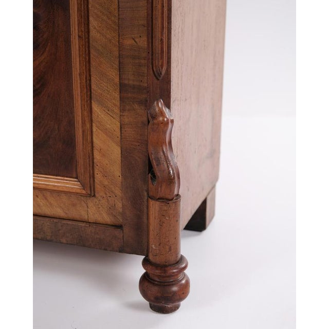 Antique Mahogany Cabinet with Decorative Carvings, 1880s For Sale - Image 14 of 18