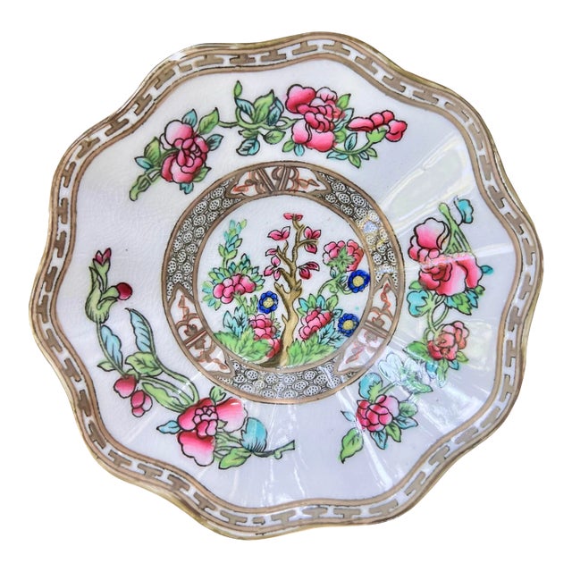 Indian Tree Small Bonbon Candy Dish by Coalport For Sale