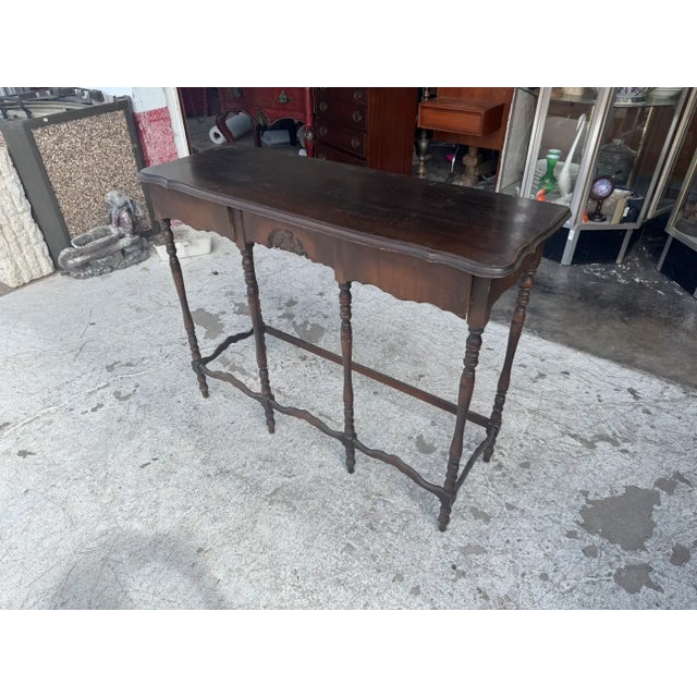 Mid 20th Century Imperial Carved Wood Console For Sale In Houston - Image 6 of 7