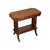 Vintage Neoclassical Walnut Side Table W/ Reeded Columns & Lower Shelf 25x13.5x22 For Sale - Image 10 of 11