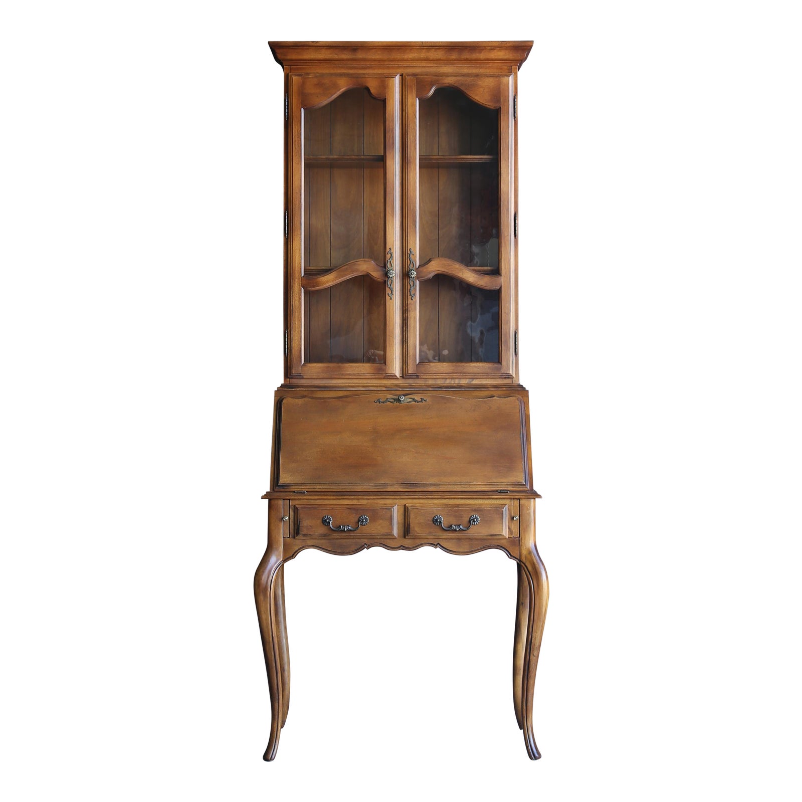 French Country Ethan Allen Secretary Desk Chairish