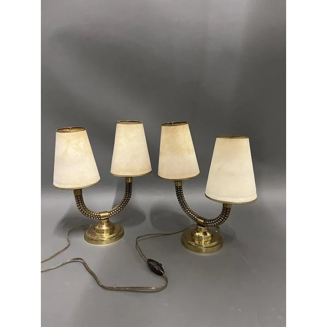 French Lamp from Jean Boris Lacroix, 1940s, Set of 2 For Sale - Image 13 of 13