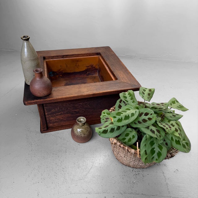 Antique Japanese Wooden Planter, 1890s For Sale - Image 5 of 12