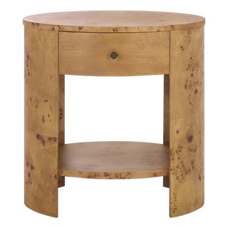 Philippe Burl 1 Drawer 1 Shelf Accent in Natural For Sale