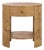 Philippe Burl 1 Drawer 1 Shelf Accent in Natural For Sale