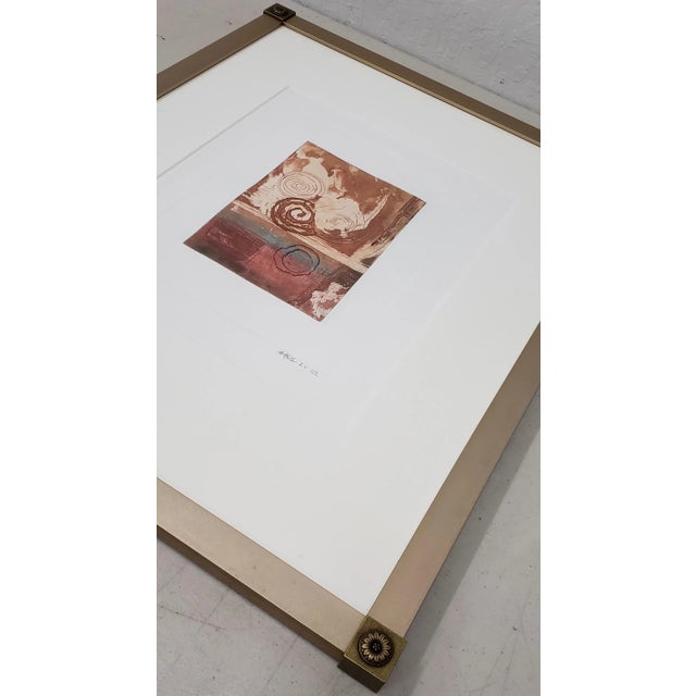 Abstract Michael Koller (American, 20th C.) Untitled Etching W/ Aquatint Signed /Numbered For Sale - Image 3 of 7