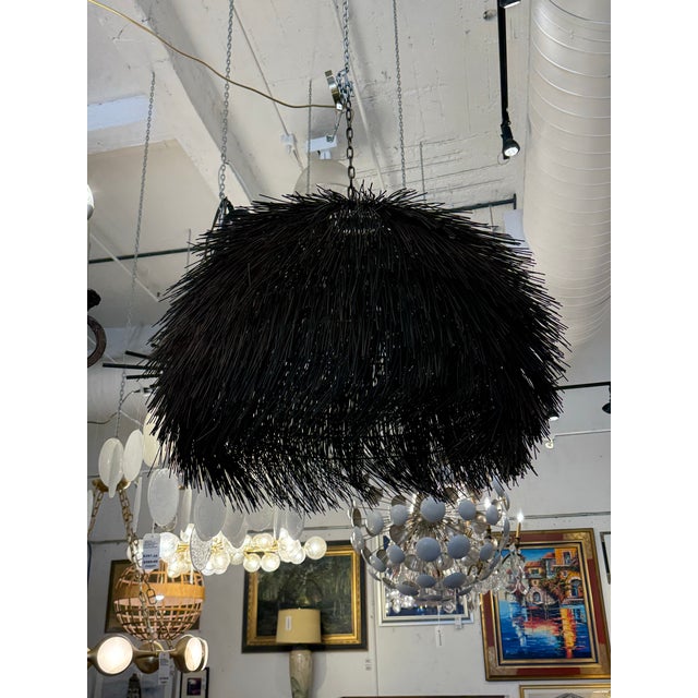 Wood Arteriors Jana Pendant Light For Sale - Image 7 of 12