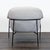 2020s Four Hands Modern Lounge Chair With White Bouclé Fabric and Metal Legs For Sale - Image 5 of 7