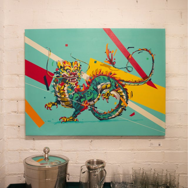 Year of the Dragon by Arlin Graff reimagines one of the Chinese zodiac's most iconic symbols through his signature...