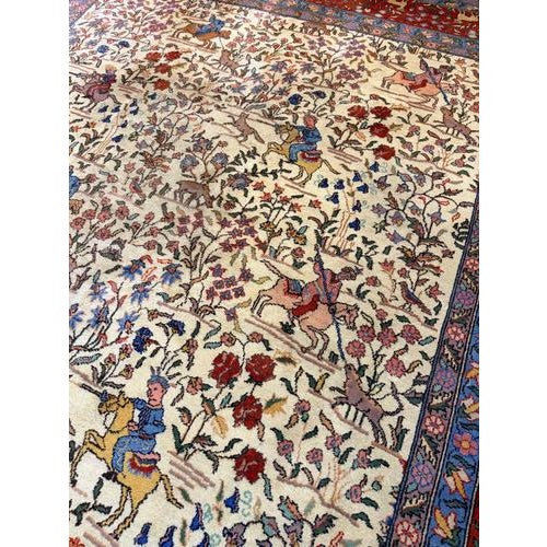 Large Vintage Kashmar Rug For Sale - Image 4 of 6