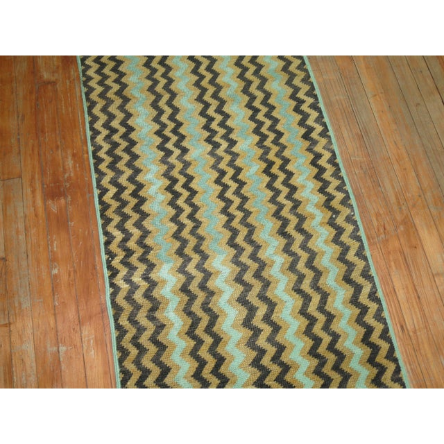 Vintage Turkish Deco Runner - 2'4" x 19'6" For Sale - Image 11 of 18