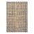 1900s Antique American Brown Room Size Geometric Lattice Folk Art Hooked Rug For Sale