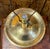 Metal Mid Century Brass Urn Lamp, Signed For Sale - Image 7 of 8