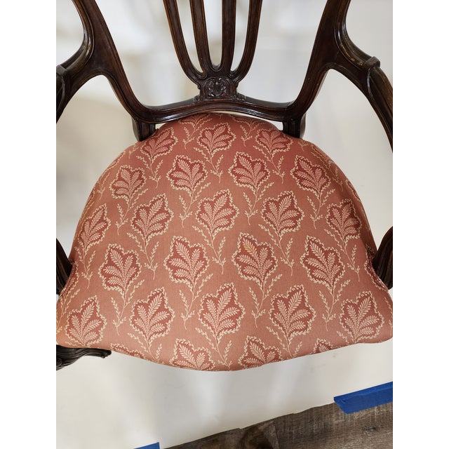 Vintage French Style Carved Armchairs - Pair For Sale - Image 10 of 12