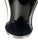 Glass Contemporary Black Glass Vases With Stainless Steel - A Pair For Sale - Image 7 of 8