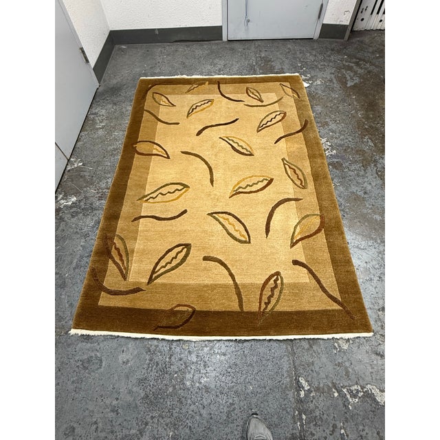 2000 - 2009 5Ft × 7Ft 6 in Tony Kitz Gallery Wool Area Rug For Sale - Image 5 of 12