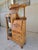 American Golden Oak era antique tiger oak side by side circa. 1890-1910. Featuring a bow front glass display cabinet,...