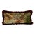 1980s Vintage Rustic European Boho Chic Tapestry Style Fringed Lumbar Decorative Pillow For Sale