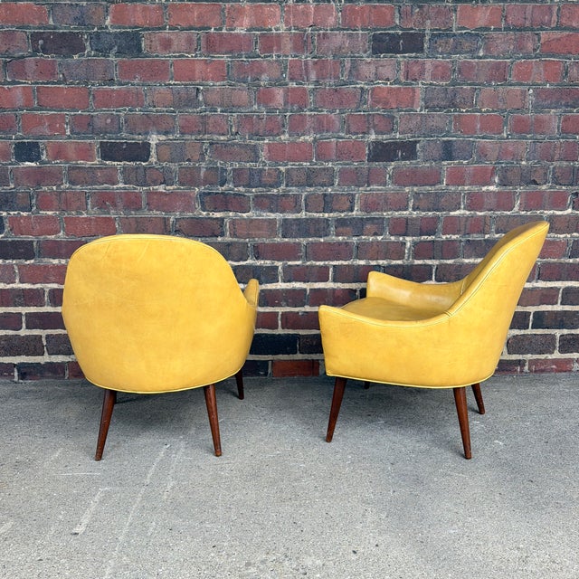 Paul McCobb Mid Century Modern Lounge Club Chairs Sold as Pair We Have (4) For Sale In Cleveland - Image 6 of 8