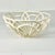 1970s Vintage Italian Arts & Crafts Boho Chic Handcrafted Open Weave Studio Pottery Serving Bowl, Ivory For Sale - Image 5 of 11