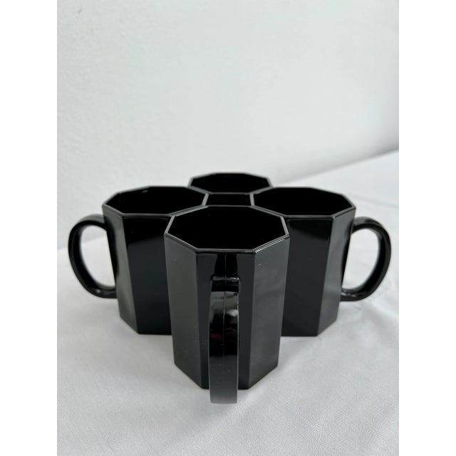 1980s French Arcoroc Octime Mugs- Set of 4 For Sale In Houston - Image 6 of 6