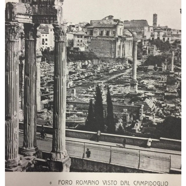 Two wonderful views of Rome c. 1900. The Forum (Foro Romano Visto Dal Campidoglio) and Panorama Degli Acquedotti Claudio)....