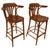 Pair Thonet style bar stools Thonet style barstools manufactured in the Czech republic. Sculptural bentwood frames in a...