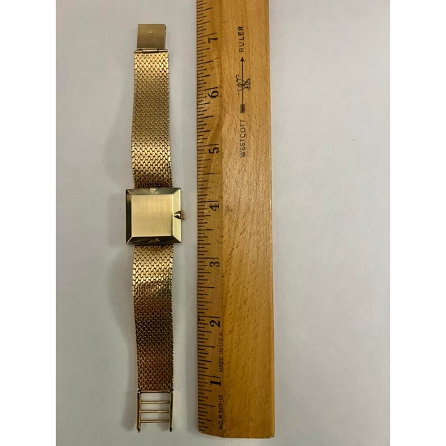 Mid 20th Century Ladies 14k Gold Tiffany Watch For Sale - Image 9 of 9